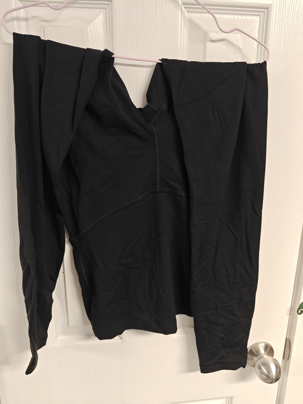 CRZ YOGA Black High-Waist Performance Leggings - Picture 2 of 8